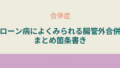 クローン病に多い腸管外合併症を箇条書きで整理したまとめ記事