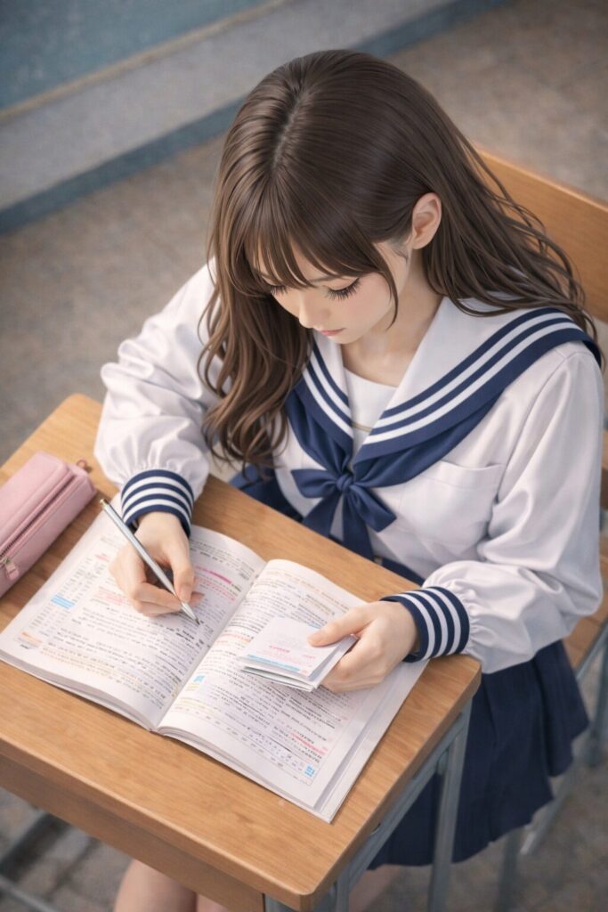 受験生応援・勉強AIイラスト②/完全オリジナル、実在しない架空キャラクター 受験生応援・勉強AIイラスト②/完全オリジナル、実在しない架空キャラクター