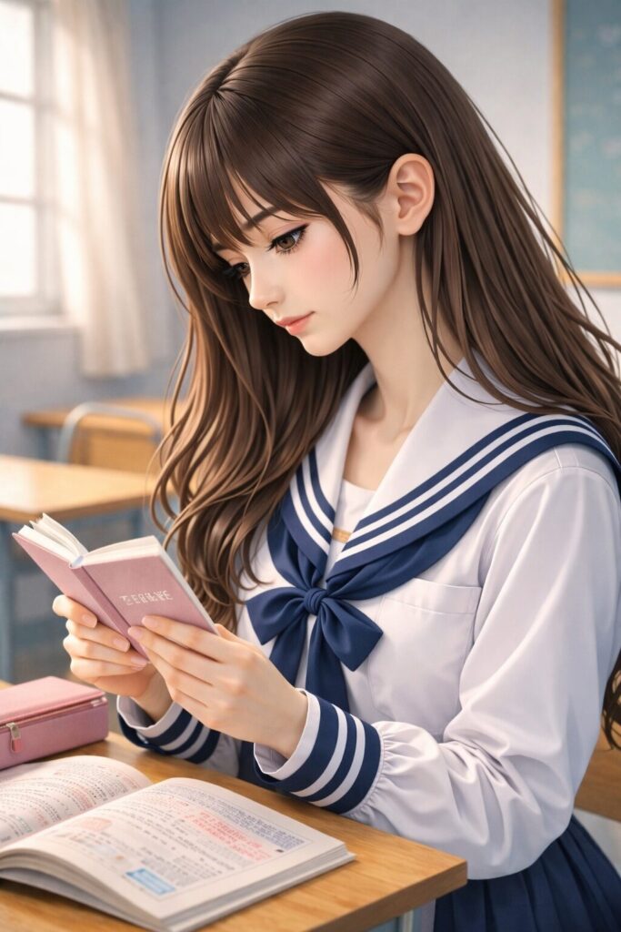 受験生応援・勉強AIイラスト④/完全オリジナル、実在しない架空キャラクター 受験生応援・勉強AIイラスト④/完全オリジナル、実在しない架空キャラクター