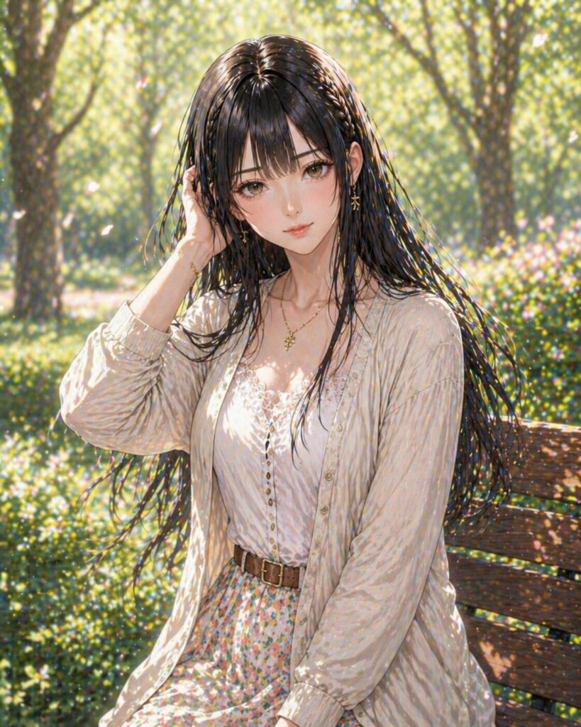 AI生成オリジナルイラスト・創作アート作品（成人キャラクター・性的サービスなし・実在人物とは無関係）