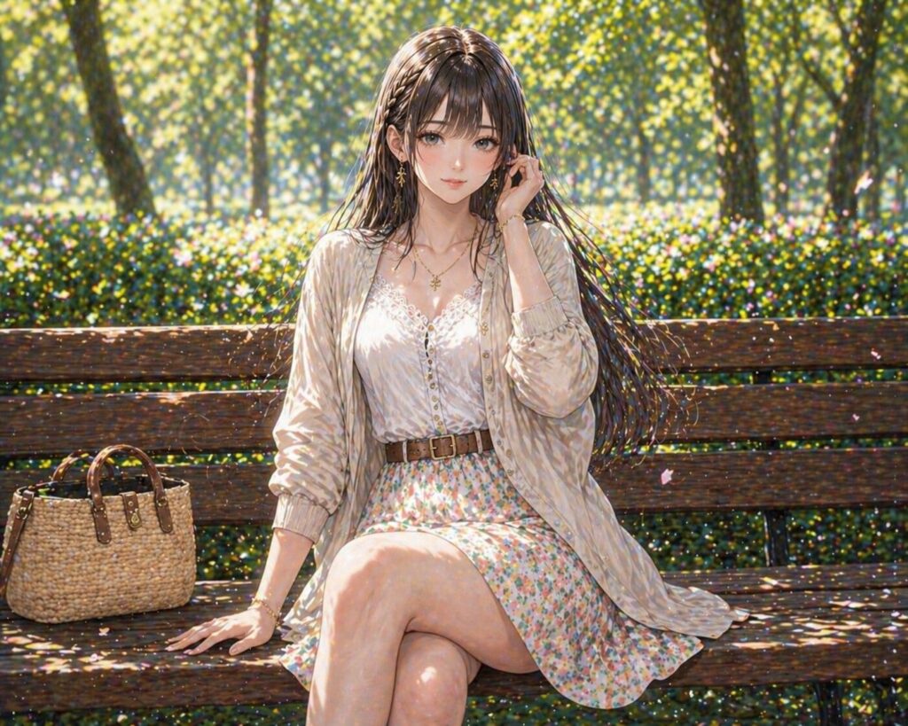 AI生成オリジナルイラスト・創作アート作品（成人キャラクター・性的サービスなし・実在人物とは無関係）